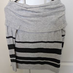LOFT Fold-over Off-shoulder Sweater